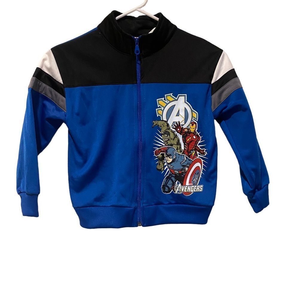 Marvel Avengers Character Blue Jacket Sz‎ 6 (kids)